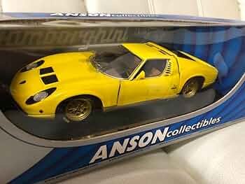 アンソン ランボルギーニ・ミウラ 1/18 ミニカー 絶版品 アンソン ランボルギーニ・ミウラ 1/18 ミニカー 絶版品 絶版